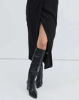 La Tribe Leone Knee High Boot Black