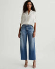 AG Hattie Crop High Rise Barrel Gemini