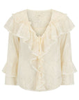 Spell Labyrinth Lace Blouse Cloud Cream