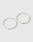 Arms of Eve Maddy Silver Hoop Earrings