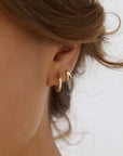 Arms of Eve JR Jean Mini Earrings Gold