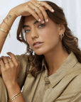 Arms of Eve Arabella Hoop Earrings Gold