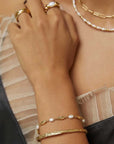 Arms of Eve Mimi Pearl and Gold Bracelet