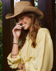 Arms of Eve Jackson Sunhat Dark Natural