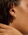 Arms Of Eve Max Earrings Maxi 12mm Gold