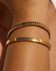 Arms of Eve Onyx Bracelet Gold