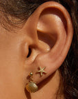 Arms of Eve Venus Earrings Gold