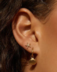 Arms of Eve Shelli Earrings Gold
