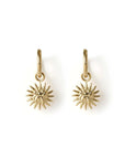 Arms of Eve Magnolia Gold Charm Earrings