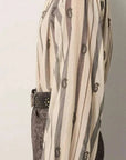 Maison Hotel Perla Blouse Ivory Paisley