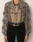 Maison Hotel Camilla Blouse Blue Orchid