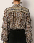 Maison Hotel Camilla Blouse Blue Orchid