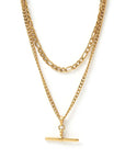 Arms Of Eve Marcella Double Stack Necklace Gold