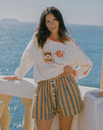 Ciao Ciao Vacation Meso Long Sleeve Tee