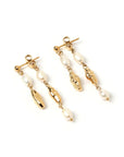 Arms of Eve Mimi Pearl and Gold Earrings
