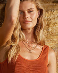 Arms Of Eve Marcella Double Stack Necklace Gold