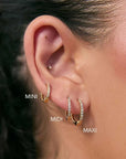 Arms of Eve Tabitha Gold Huggie Earrings