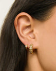Arms of Eve Hallie Earrings in Stone Gold