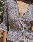 Spell Mimi Rose Blouse Violet Fields