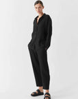 Morrison Jaxon Linen Shirt Black
