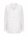 Morrison Jaxon Linen Shirt White
