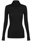 Morrison Morri Merino High Neck Black