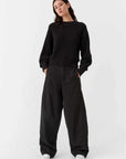 Morrison Niko Knit Pullover Black