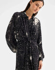 Morrison Florian Shirt Dress Black