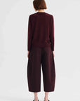 Morrison Oxford Merino Knit Pullover Pinot