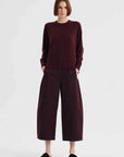 Morrison Oxford Merino Knit Pullover Pinot