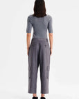 Morrison Talia Merino Knit Tee Grey Marle