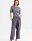 Morrison Talia Merino Knit Tee Grey Marle
