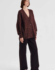 Morrison Zoe Knit Cardigan Boysenberry