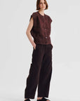 Morrison Zoe Knit Vest Boysenberry