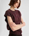Morrison Zoe Knit Vest Boysenberry