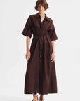 Morrison Harriet Dress Chocolate