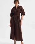 Morrison Harriet Dress Chocolate