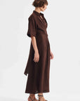 Morrison Harriet Dress Chocolate