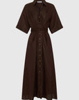 Morrison Harriet Dress Chocolate
