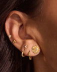 Murkani Of the Sea Small Stud Earrings Gold