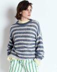 American Vintage Womens Sweater Nenybay Polar Melange Striped