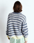 American Vintage Womens Sweater Nenybay Polar Melange Striped