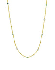 Jolie And Dean Rosa Pearl Necklace Green