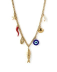 Arms of Eve Oceanus Charm Necklace