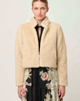 Once Was Rylie Reversible Faux Fur Jacket Altamira and Blanca
