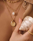 Murkani Ocean Dreamer Pendant Necklace Gold