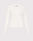 Agni Organic Cotton Long Sleeve Top White