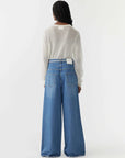 Bassike High Rise Super Wide Jean Classic Vintage Wash