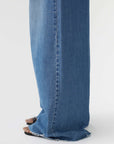 Bassike High Rise Super Wide Jean Classic Vintage Wash