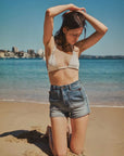 Rollas Dusters Short Agnes Mid Vintage Indigo